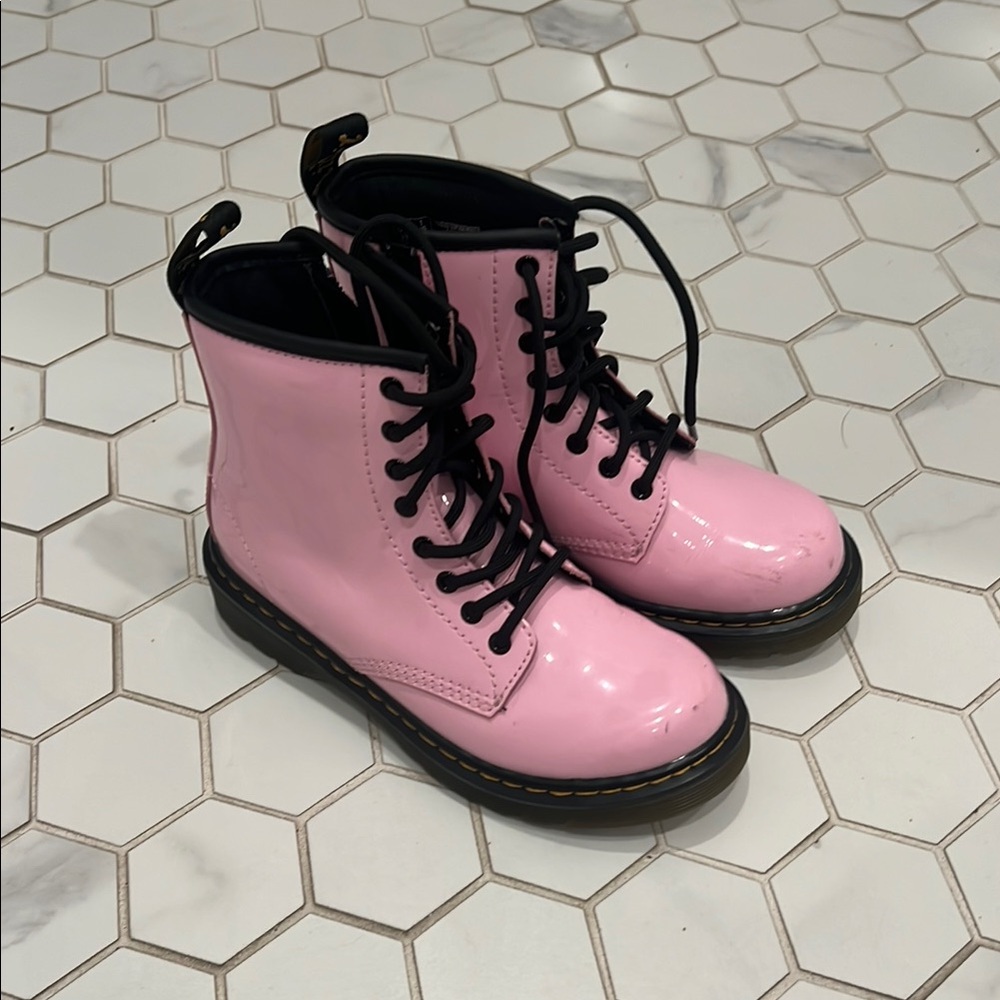 Dr. Martens Kids Pink Boots